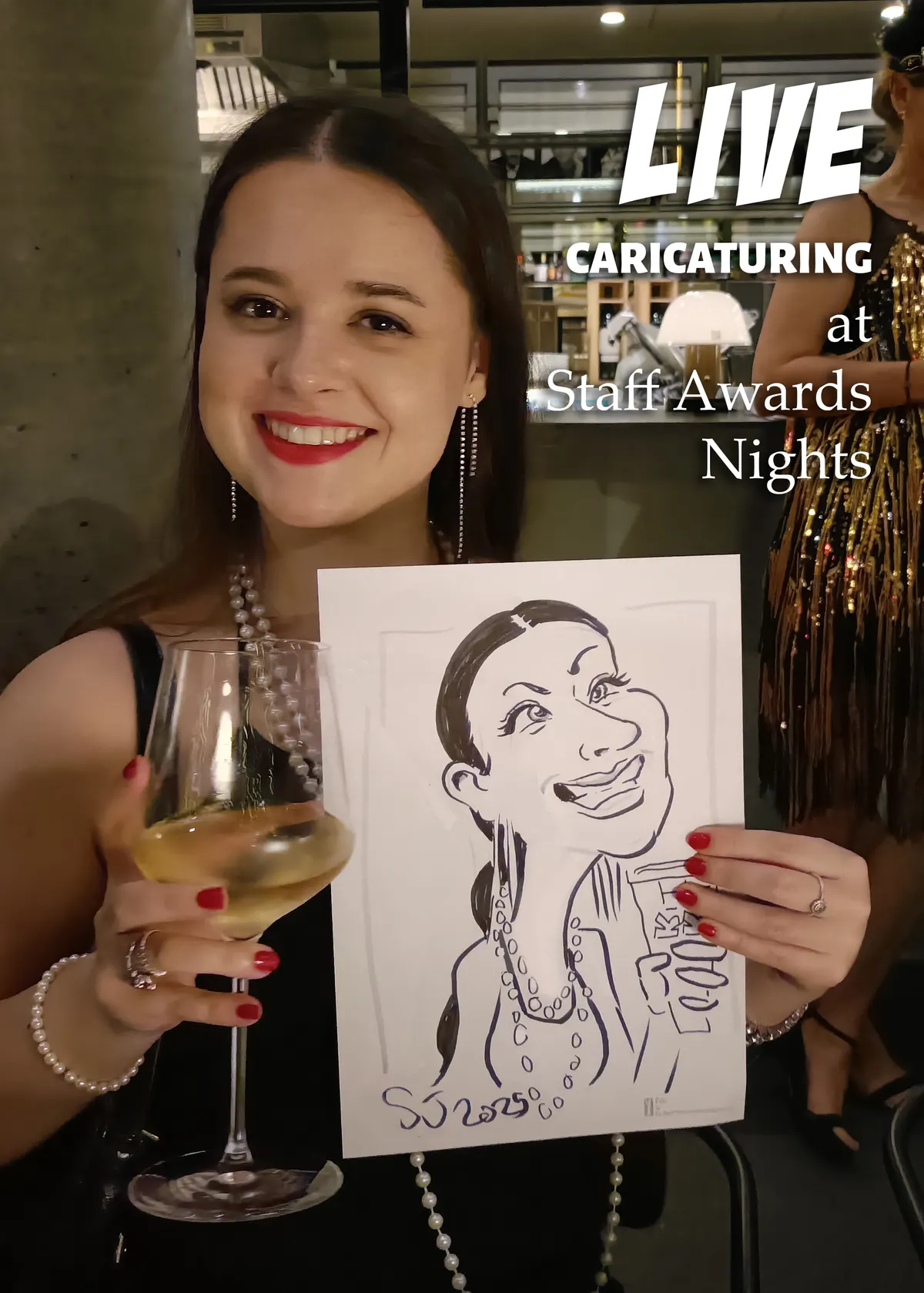 Caricature artwork: Awards nights