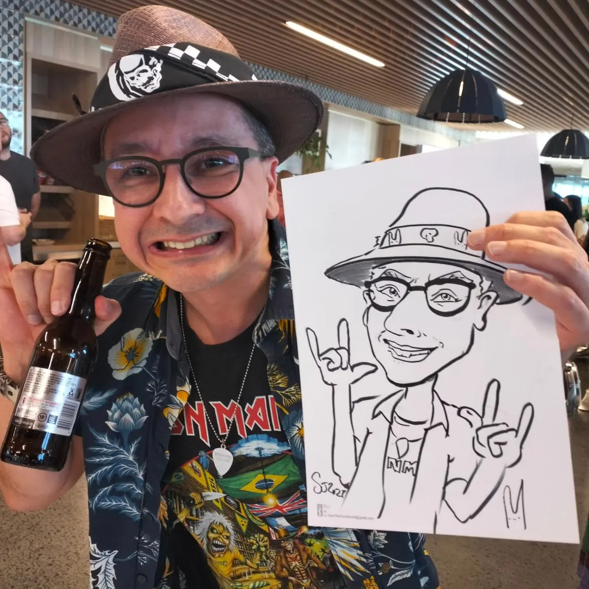 Caricature artwork: dec23