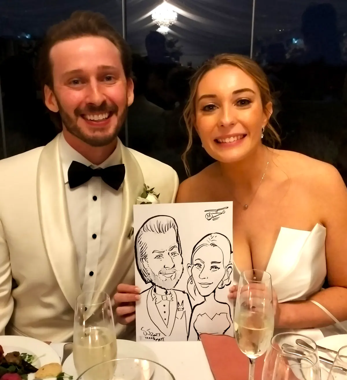Caricature artwork: Sam Caricature Example2023