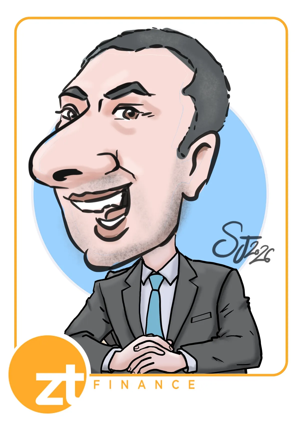 Caricature artwork: Ztfinanc211e