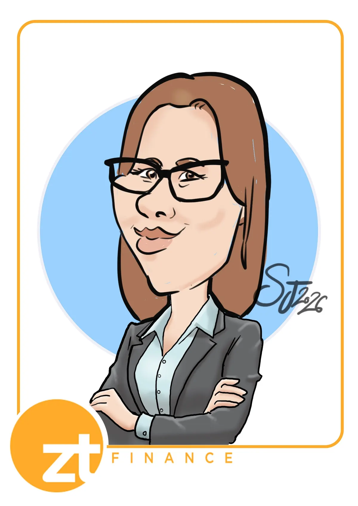 Caricature artwork: Ztfinanc121211e