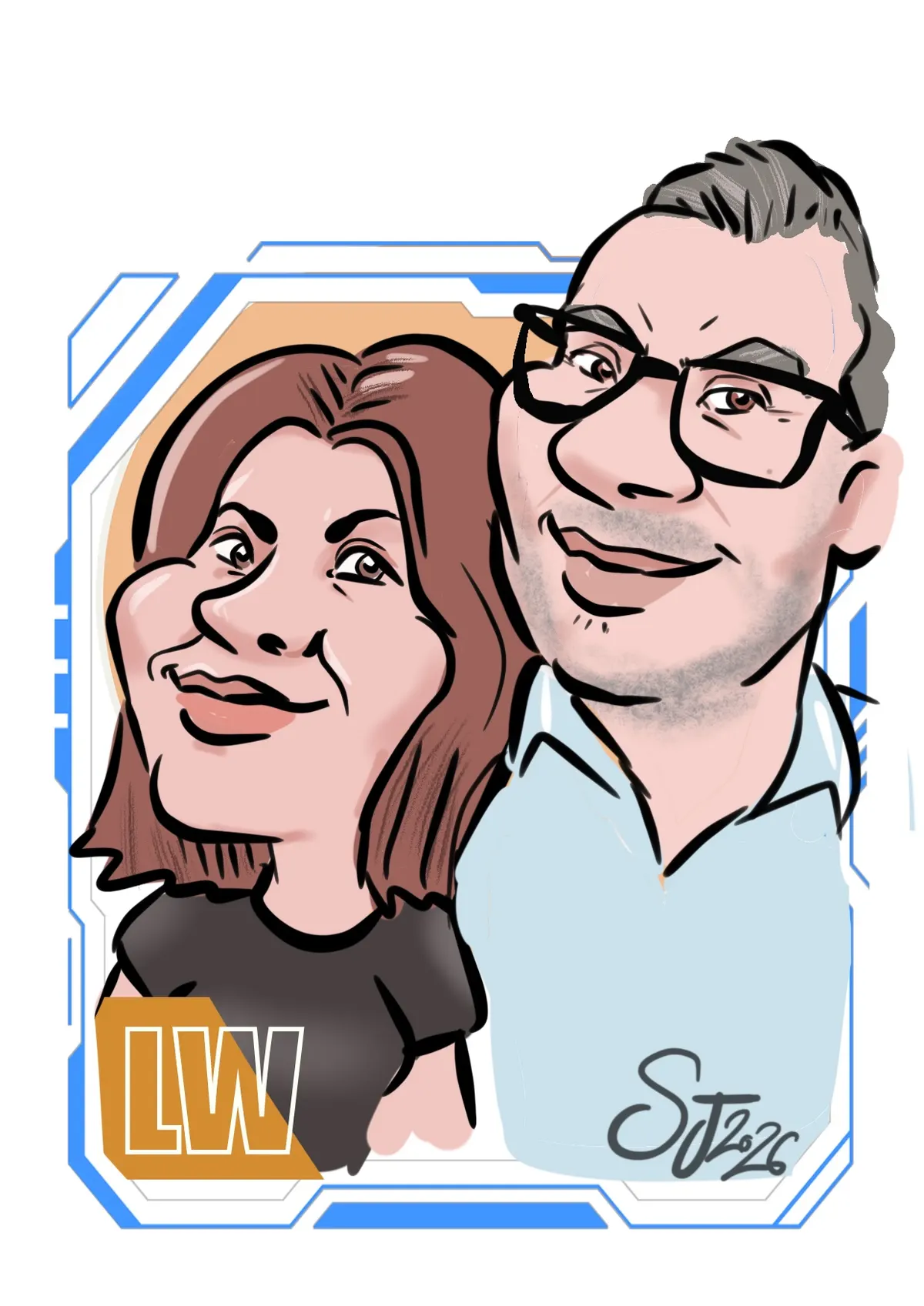 Caricature artwork: LW